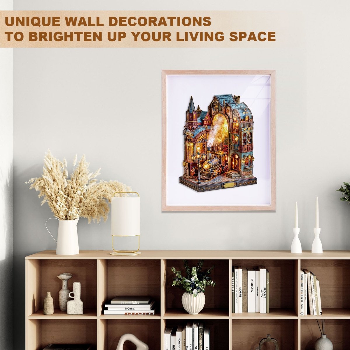 Steam platform Wooden Jigsaw Puzzle - KAAYEE Puzzle