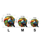 striking toucans Wooden Jigsaw Puzzle - KAAYEE Puzzle