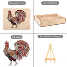 STRONG COCK RD Wooden Jigsaw Puzzle - KAAYEE Puzzle