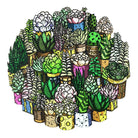 SUCCULENT PLANT Wooden Jigsaw Puzzle - KAAYEE Puzzle