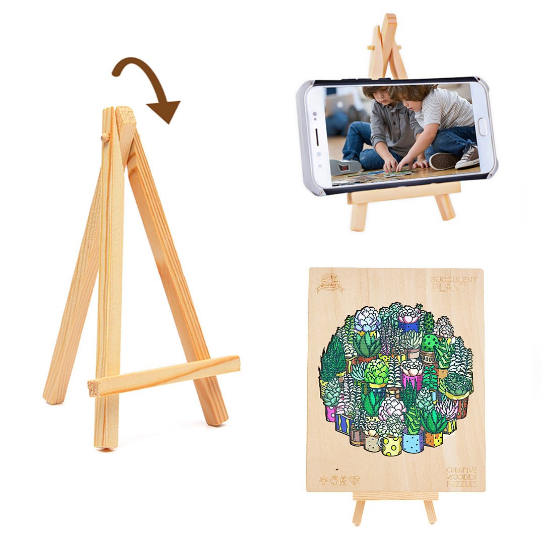 SUCCULENT PLANT Wooden Jigsaw Puzzle - KAAYEE Puzzle
