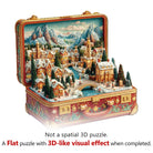Suitcase Scenery - Christmas Wooden Jigsaw Puzzle - KAAYEE Puzzle