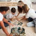 Suitcase scenery - Nordic forest Wooden Jigsaw Puzzle - KAAYEE Puzzle