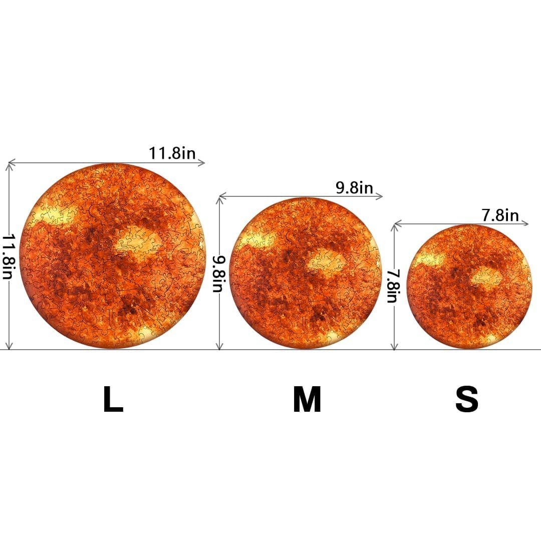 SUN Wooden Jigsaw Puzzle - KAAYEE Puzzle
