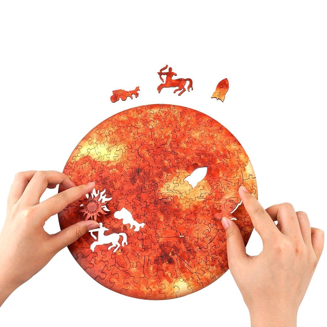 SUN Wooden Jigsaw Puzzle - KAAYEE Puzzle
