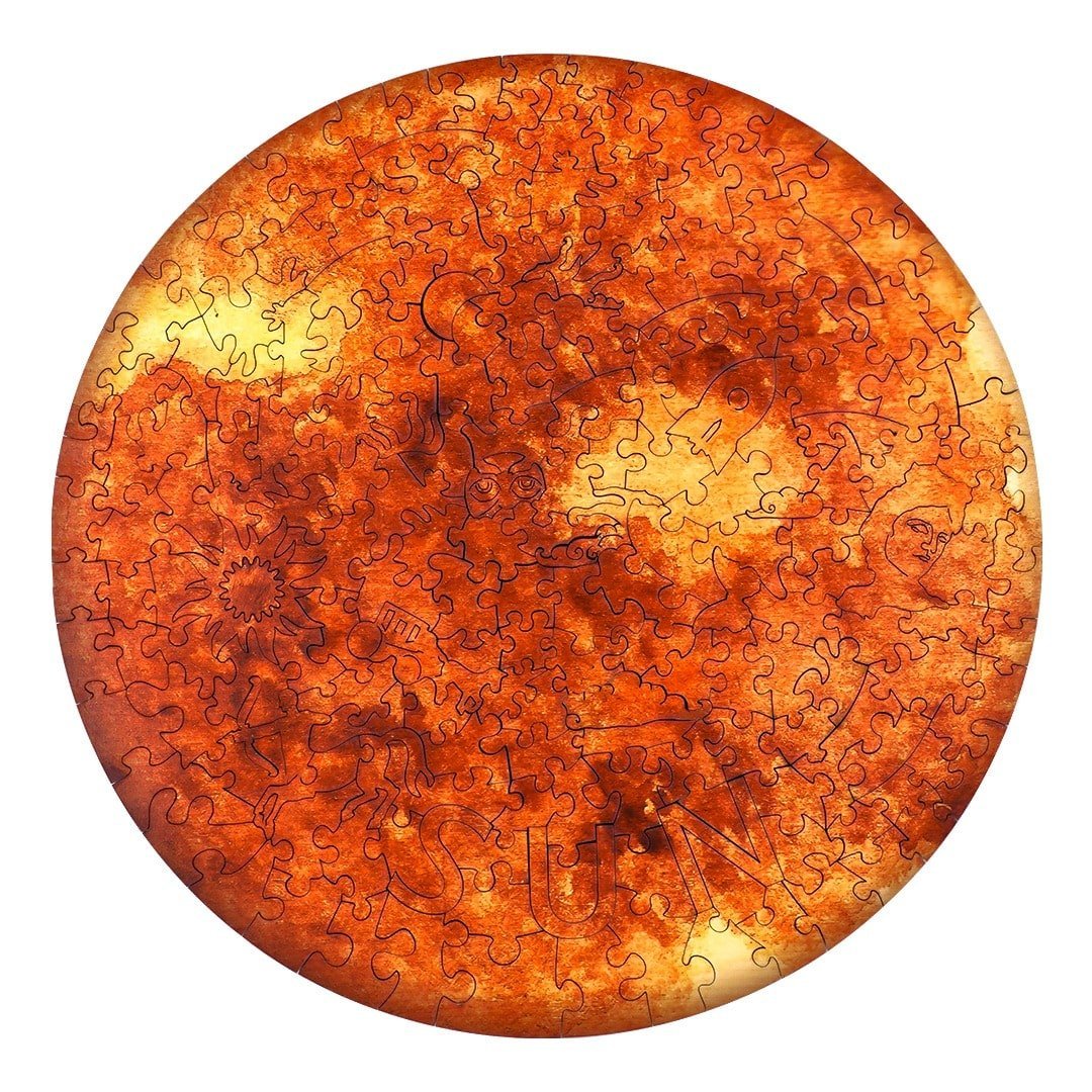 SUN Wooden Jigsaw Puzzle - KAAYEE Puzzle