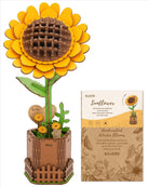 Sunflower DIY Wooden Flower - KAAYEE Puzzle