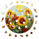 Sunflower Sonata Wooden Jigsaw Puzzle - KAAYEE Puzzle