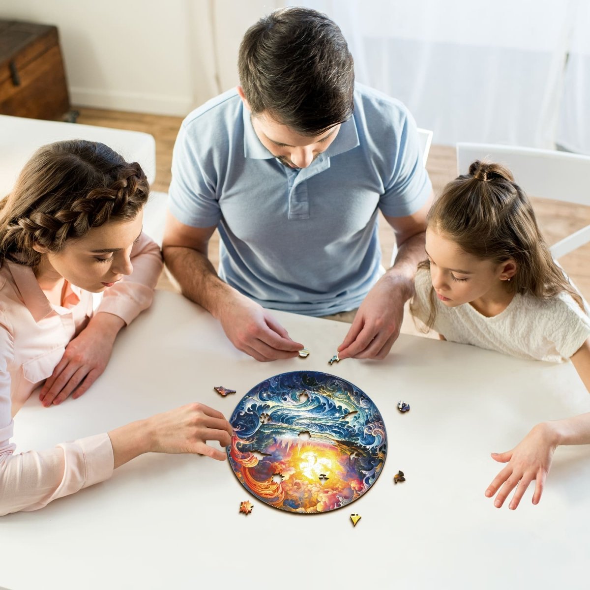 Sunlit Ocean Wooden Jigsaw Puzzle - KAAYEE Puzzle