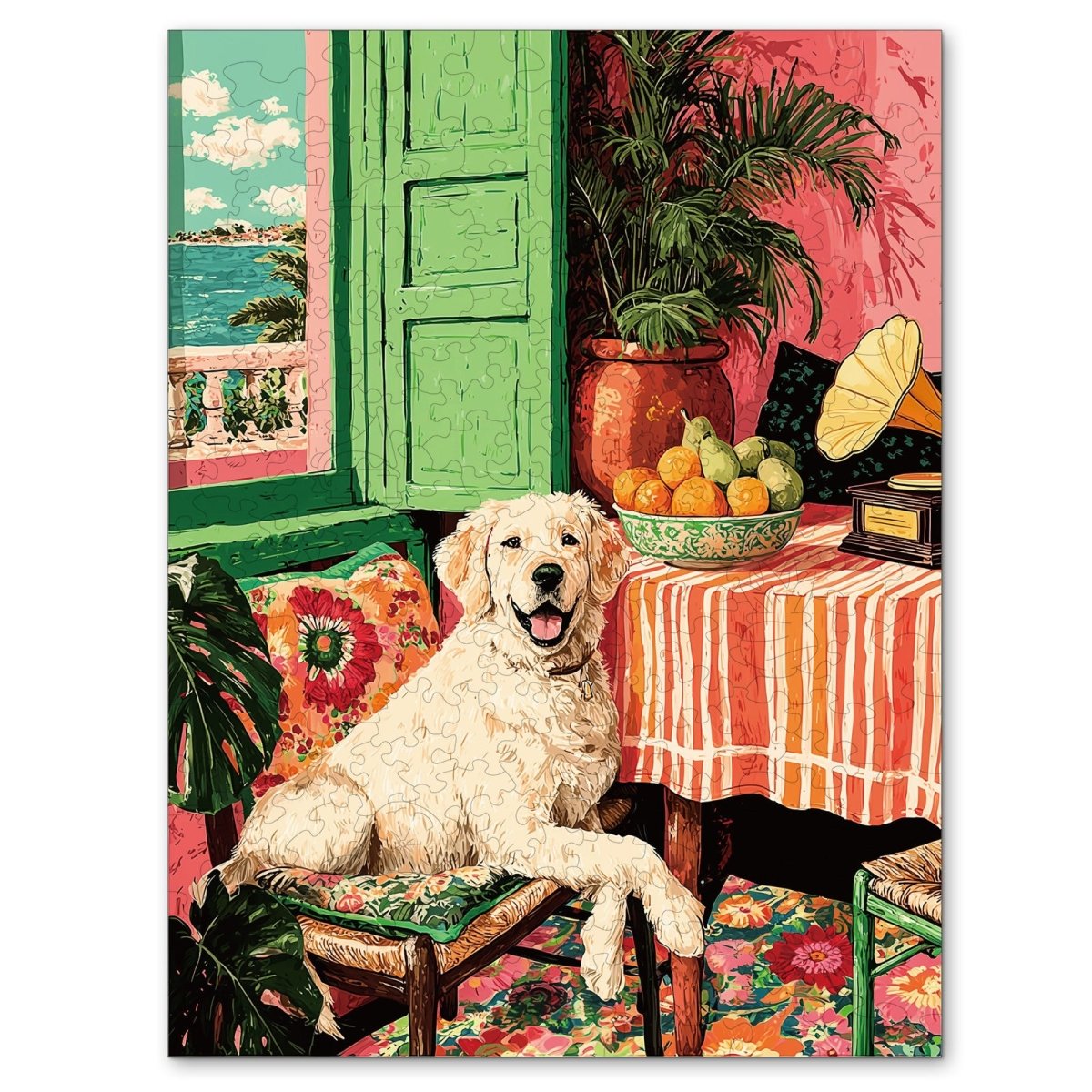 Sunny Golden Corner Wooden Jigsaw Puzzle - KAAYEE Puzzle