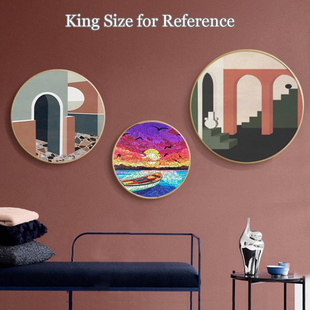 SUNSET Wooden Jigsaw Puzzle - KAAYEE Puzzle