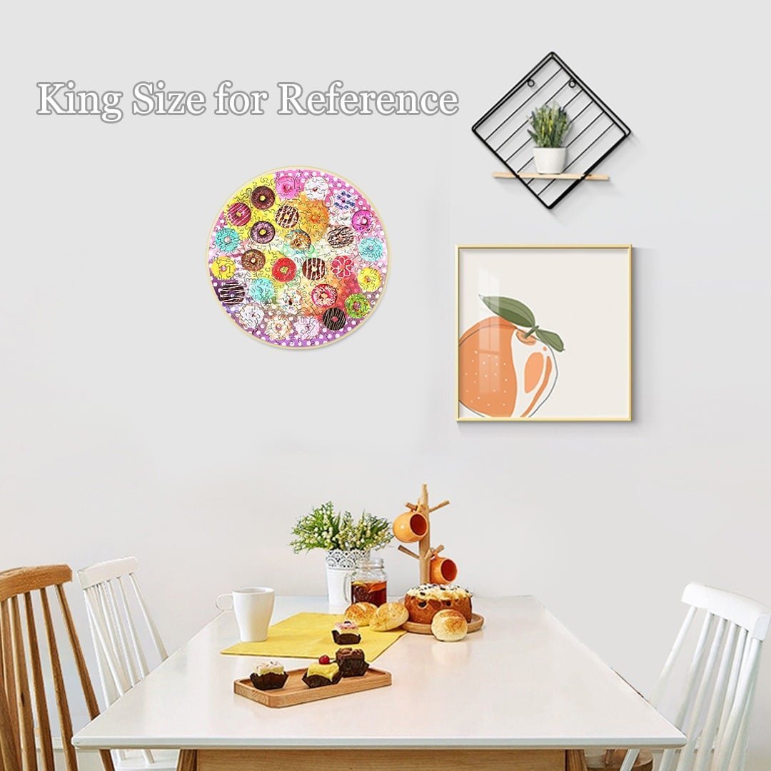 SWEET DOUGHNUT Wooden Jigsaw Puzzle - KAAYEE Puzzle
