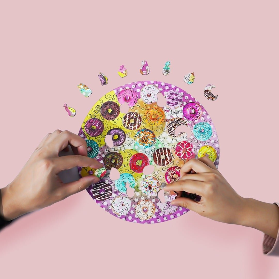 SWEET DOUGHNUT Wooden Jigsaw Puzzle - KAAYEE Puzzle