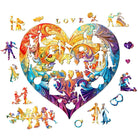 Sweet Heart Wooden Jigsaw Puzzle - KAAYEE Puzzle