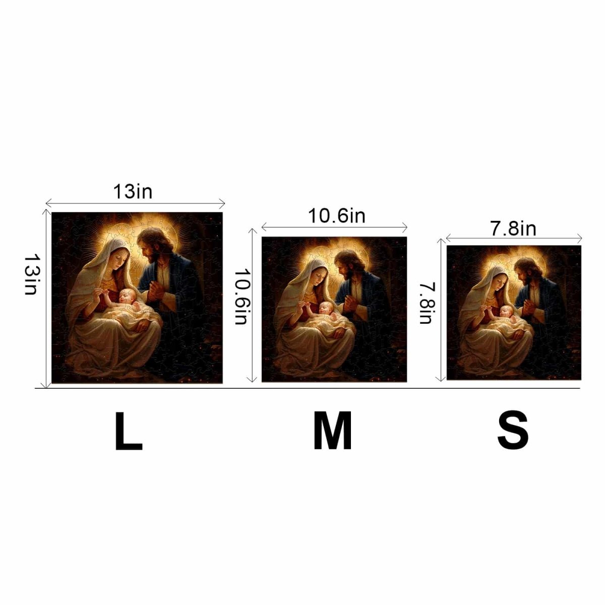 The Birth of Jesus Wooden Jigsaw Puzzle - KAAYEE Puzzle