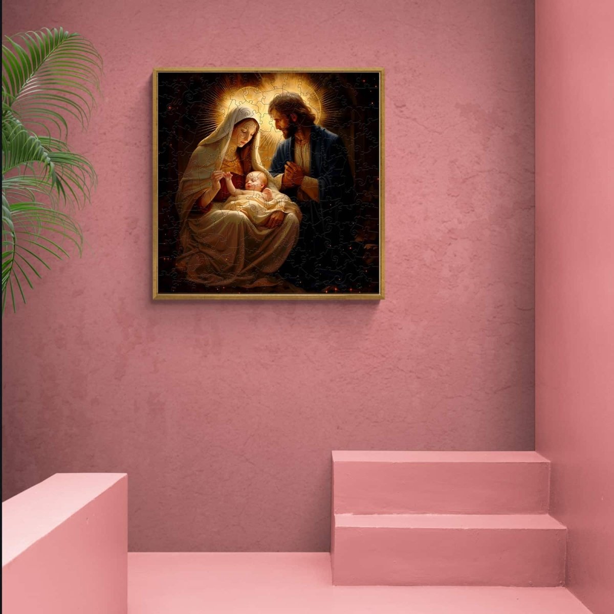 The Birth of Jesus Wooden Jigsaw Puzzle - KAAYEE Puzzle