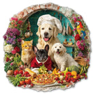 The Cat and Dog Kitchen Wooden Jigsaw Puzzle - KAAYEE Puzzle