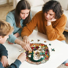 The Cat and Dog Kitchen Wooden Jigsaw Puzzle - KAAYEE Puzzle