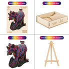 The Dazzing Panther Wooden Jigsaw Puzzle - KAAYEE Puzzle