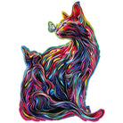 The Dazzing Parent - Child Cat Wooden Jigsaw Puzzle - KAAYEE Puzzle