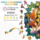 The Deer Family Wooden Jigsaw Puzzle - KAAYEE Puzzle