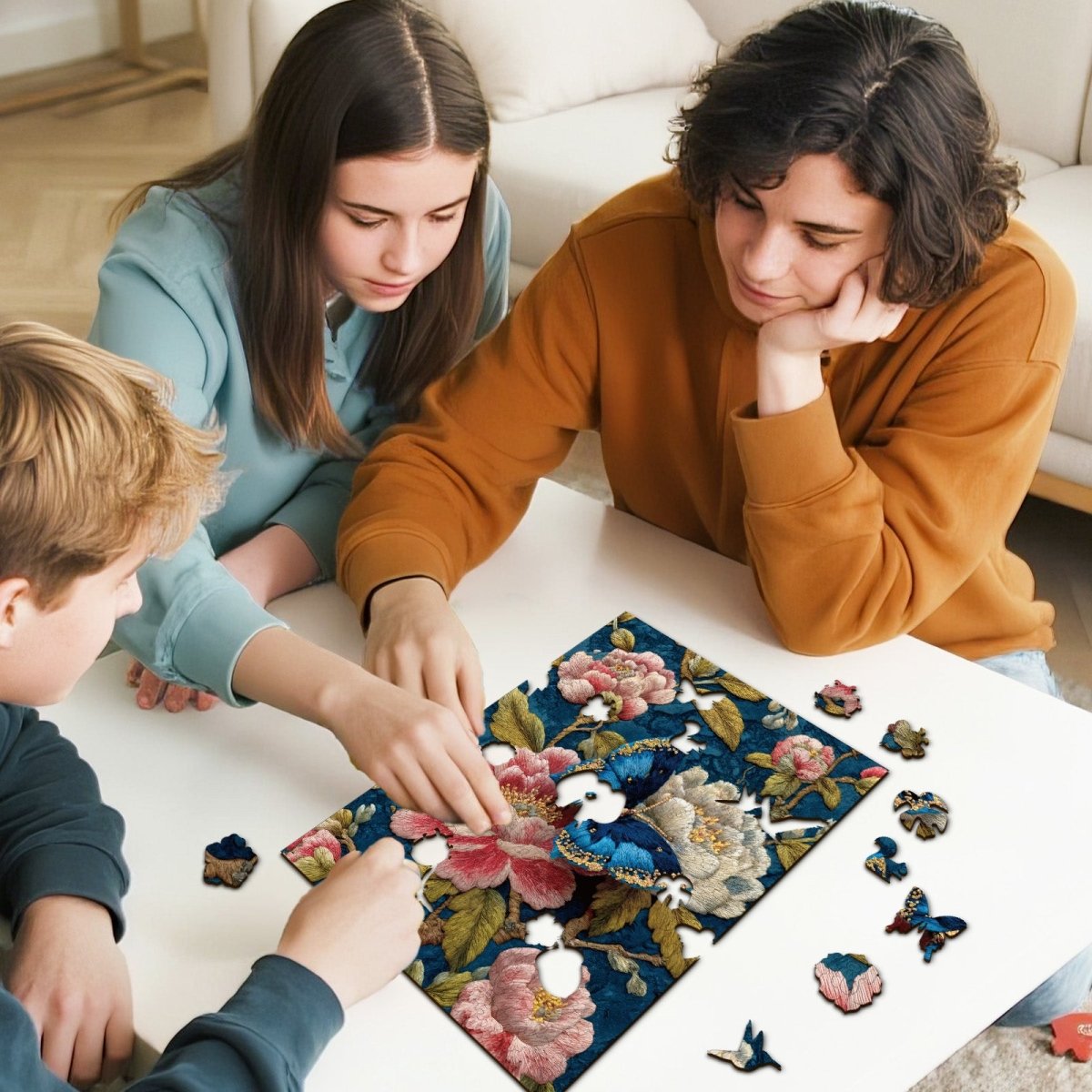 The Gilded Butterfly Wooden Jigsaw Puzzle - KAAYEE Puzzle