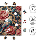 The Gilded Songbird Wooden Jigsaw Puzzle - KAAYEE Puzzle