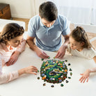 The Snake Family Wooden Jigsaw Puzzle - KAAYEE Puzzle