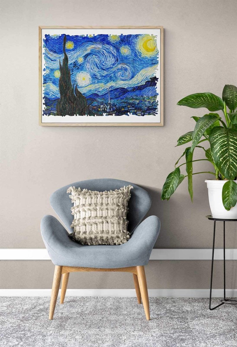 The Starry Night Wooden Jigsaw Puzzle - KAAYEE Puzzle