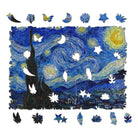The Starry Night Wooden Jigsaw Puzzle - KAAYEE Puzzle