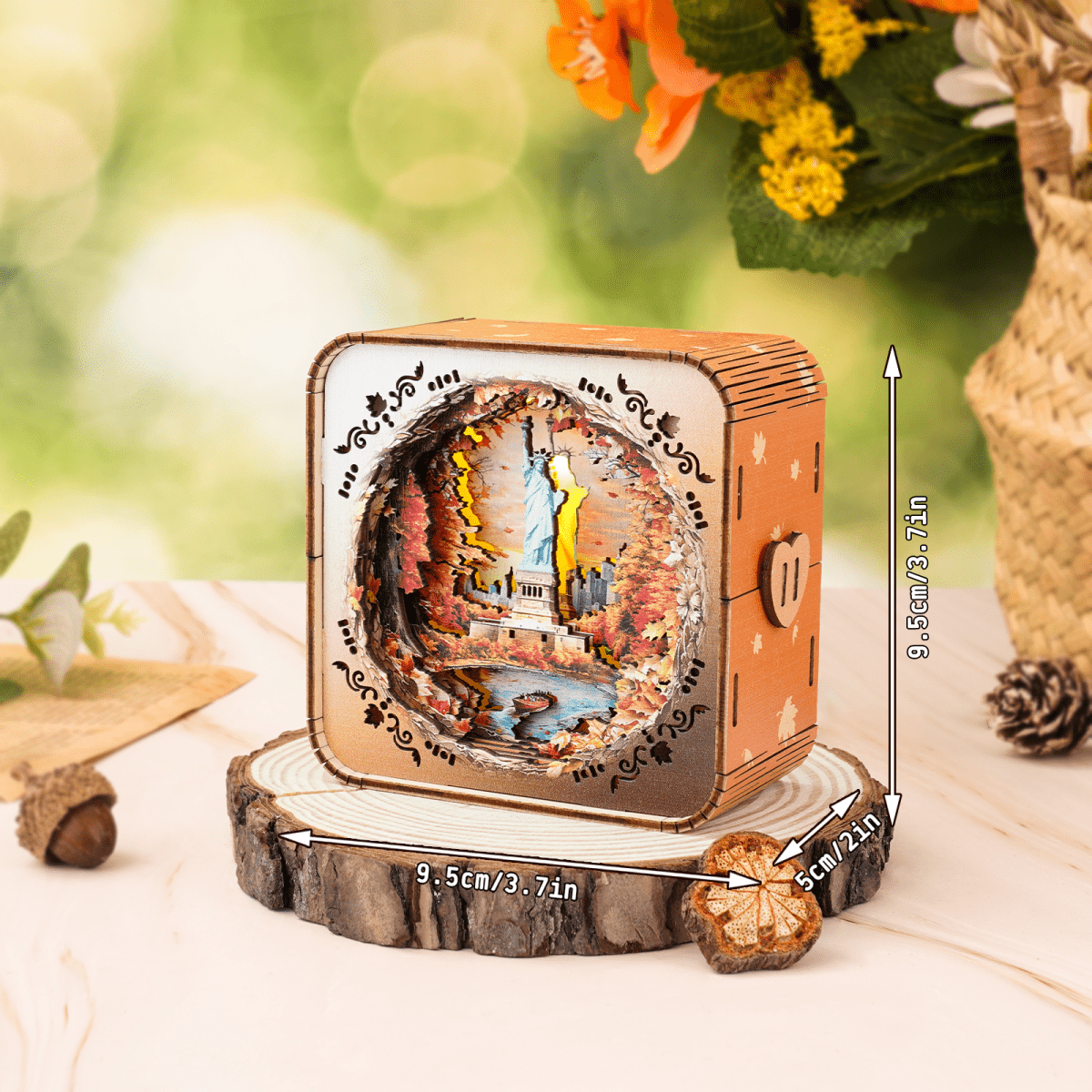 the Statue of Liberty Night Light - KAAYEE Puzzle