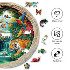 The Tiger Family Wooden Jigsaw Puzzle - KAAYEE Puzzle