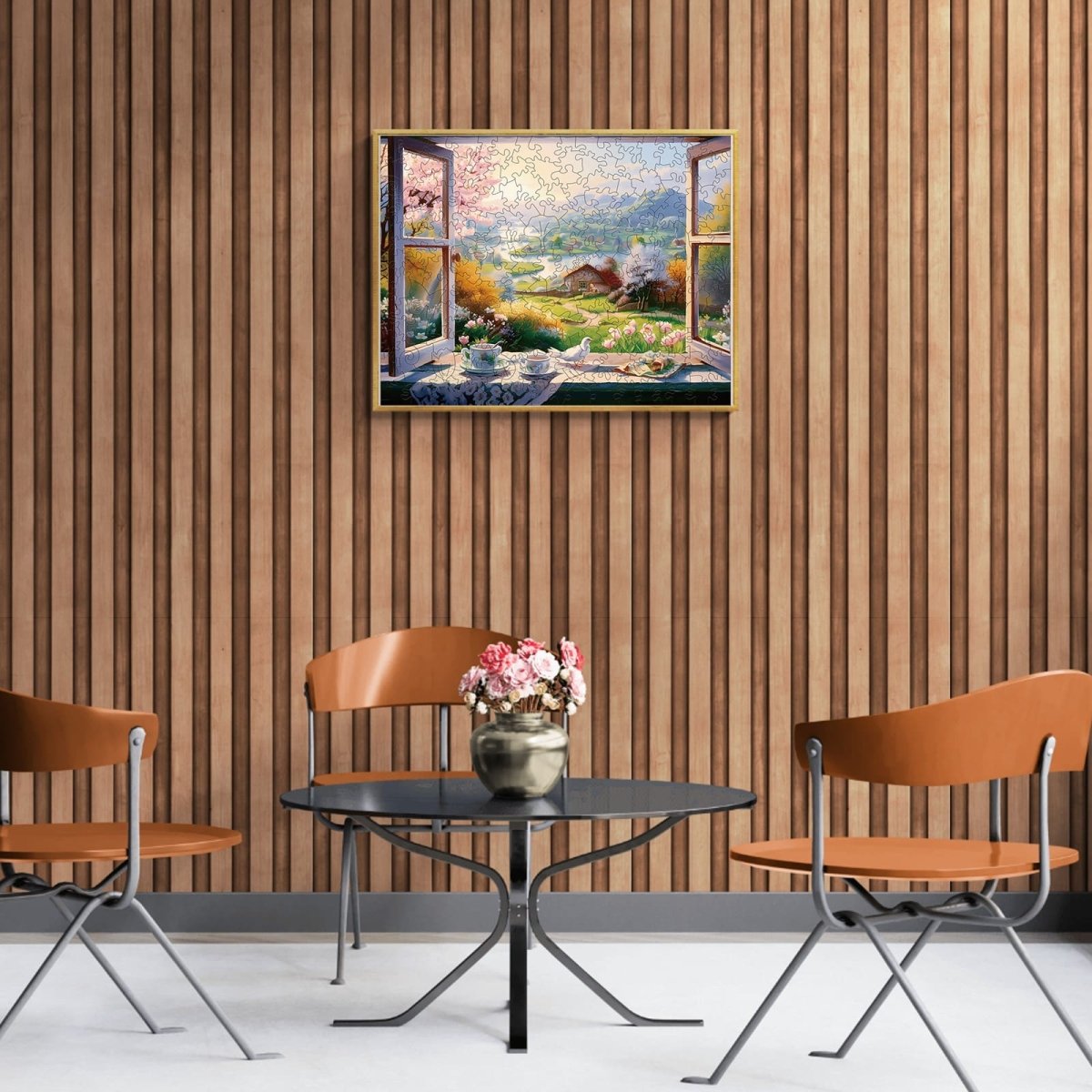 The View Outside The Window Wooden Jigsaw Puzzle - KAAYEE Puzzle