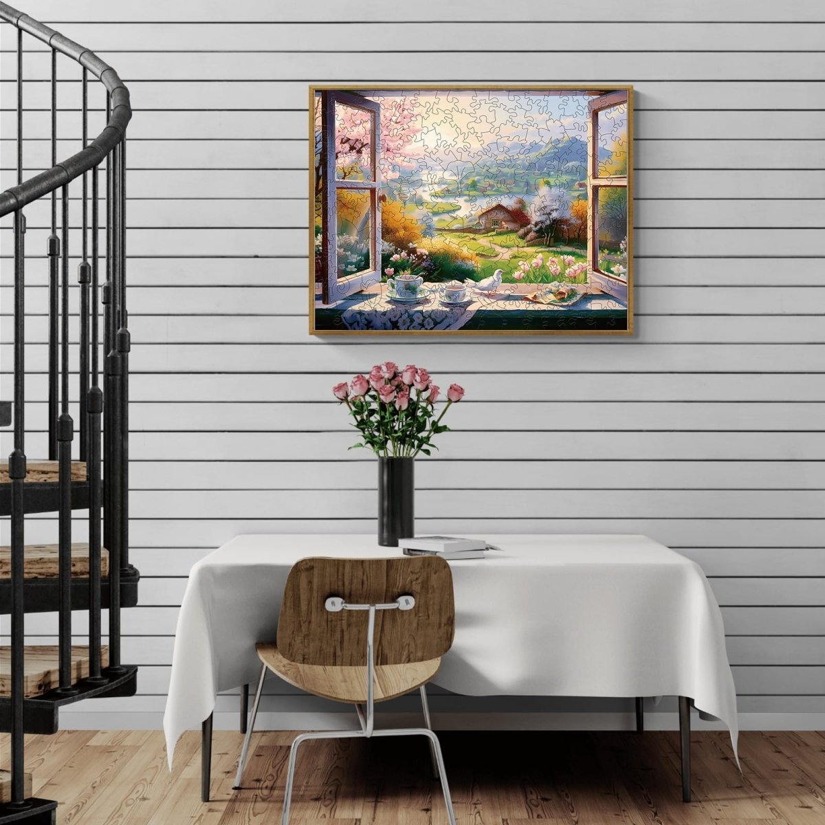 The View Outside The Window Wooden Jigsaw Puzzle - KAAYEE Puzzle