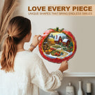 Tomato Winter Farm Wooden Jigsaw Puzzle - KAAYEE Puzzle