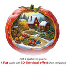 Tomato Winter Farm Wooden Jigsaw Puzzle - KAAYEE Puzzle
