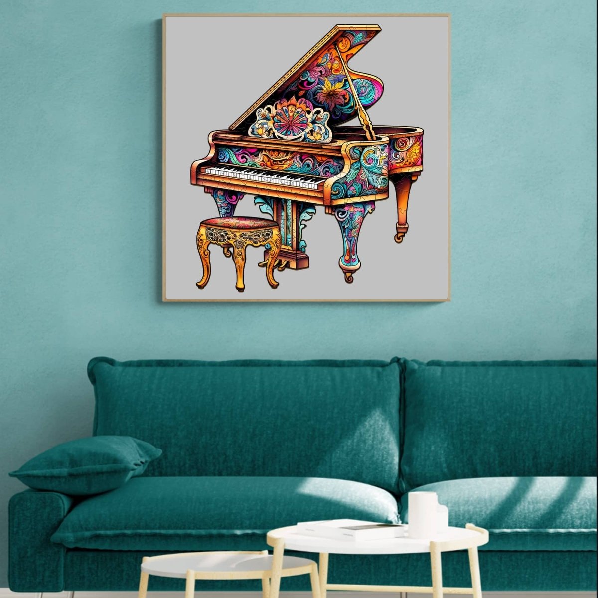 Touching piano Wooden Jigsaw Puzzle - KAAYEE Puzzle