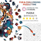 Tough Tiger Wooden Jigsaw Puzzle - KAAYEE Puzzle