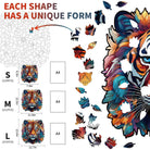 Tough Tiger Wooden Jigsaw Puzzle - KAAYEE Puzzle