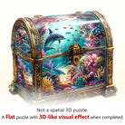 Treasure Chest Ocean - 3 Wooden Jigsaw Puzzle - KAAYEE Puzzle