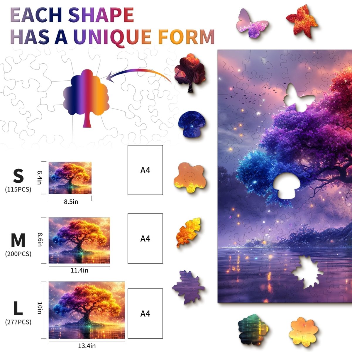 Tree of Life Wooden Jigsaw Puzzle - KAAYEE Puzzle