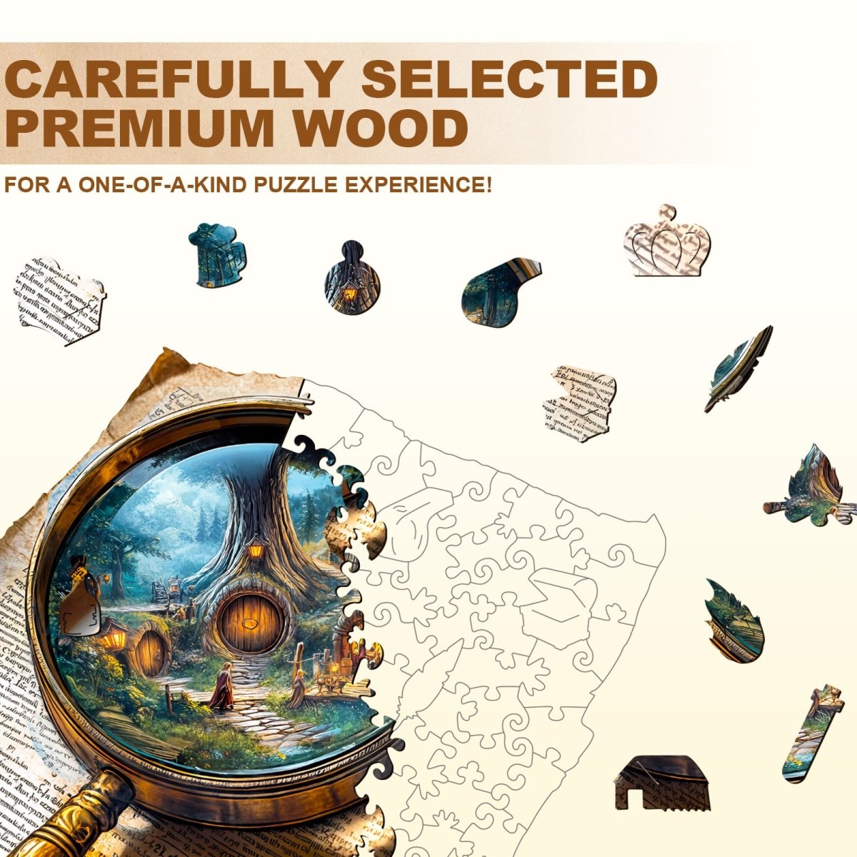 Truth Lens Wooden Jigsaw Puzzle - KAAYEE Puzzle