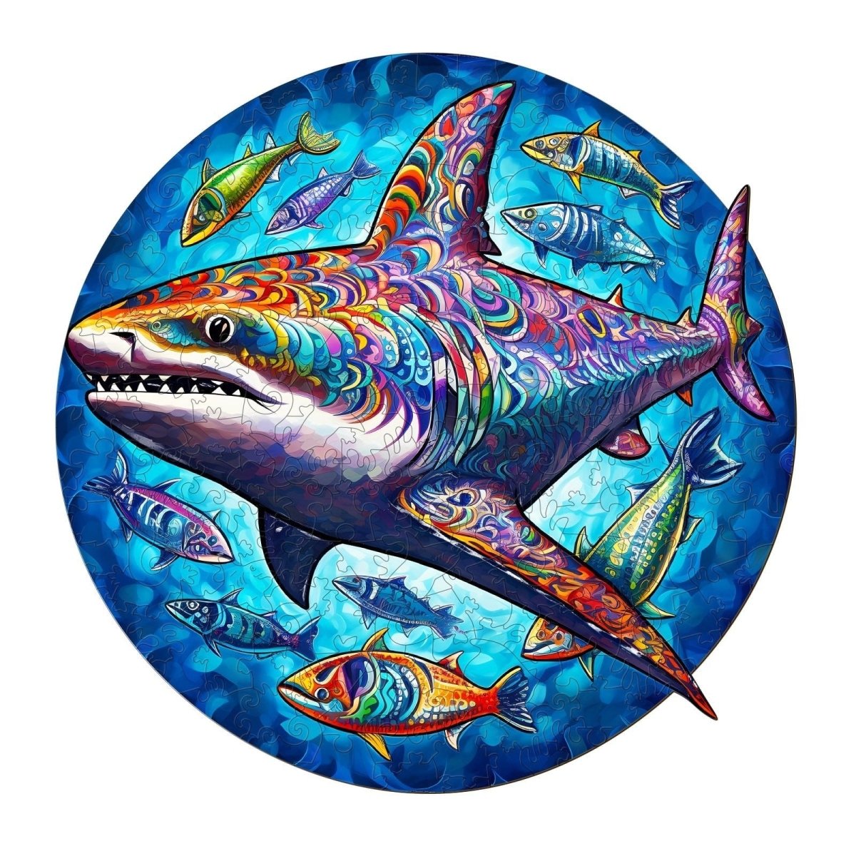 Undersea shark Wooden Jigsaw Puzzle - KAAYEE Puzzle