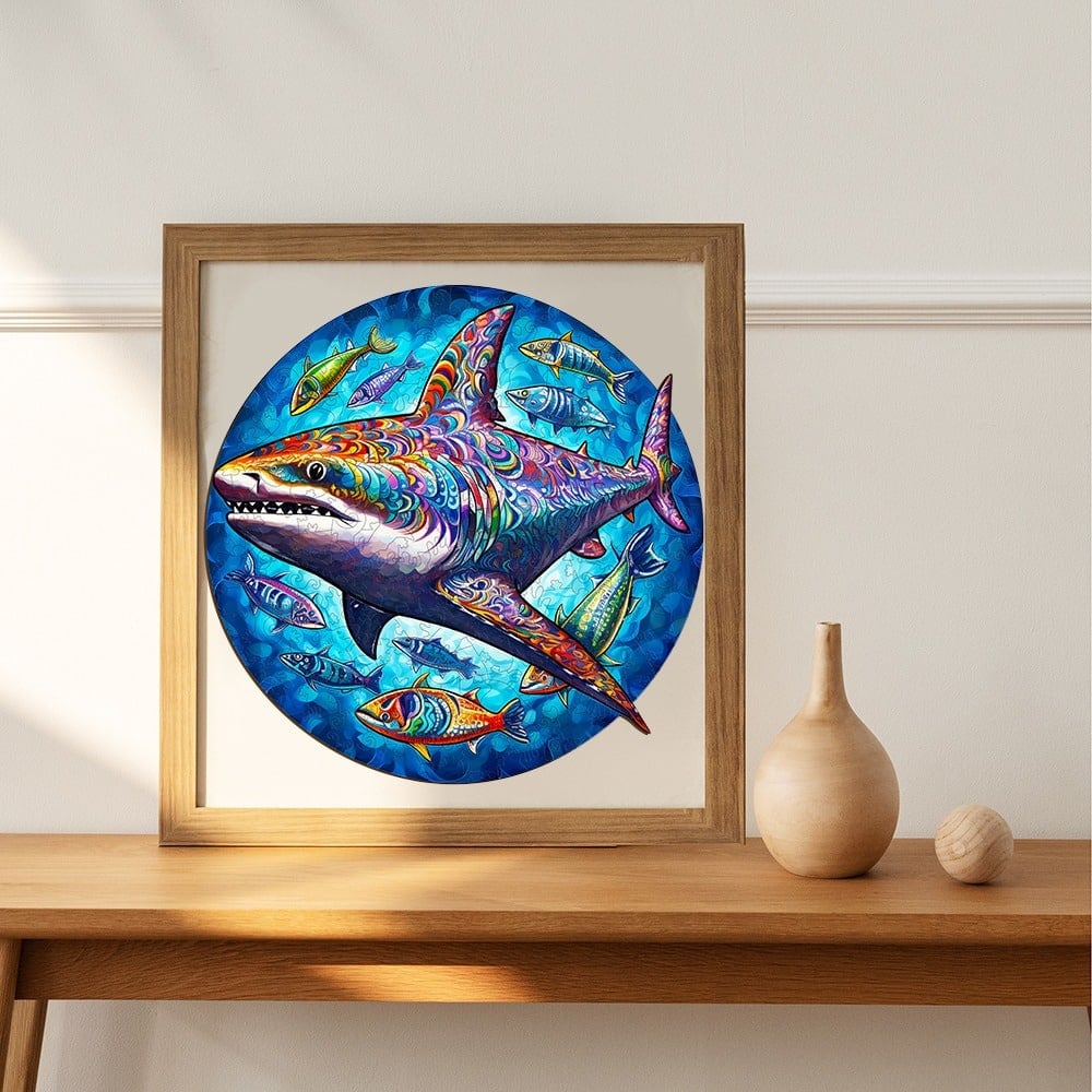 Undersea shark Wooden Jigsaw Puzzle - KAAYEE Puzzle