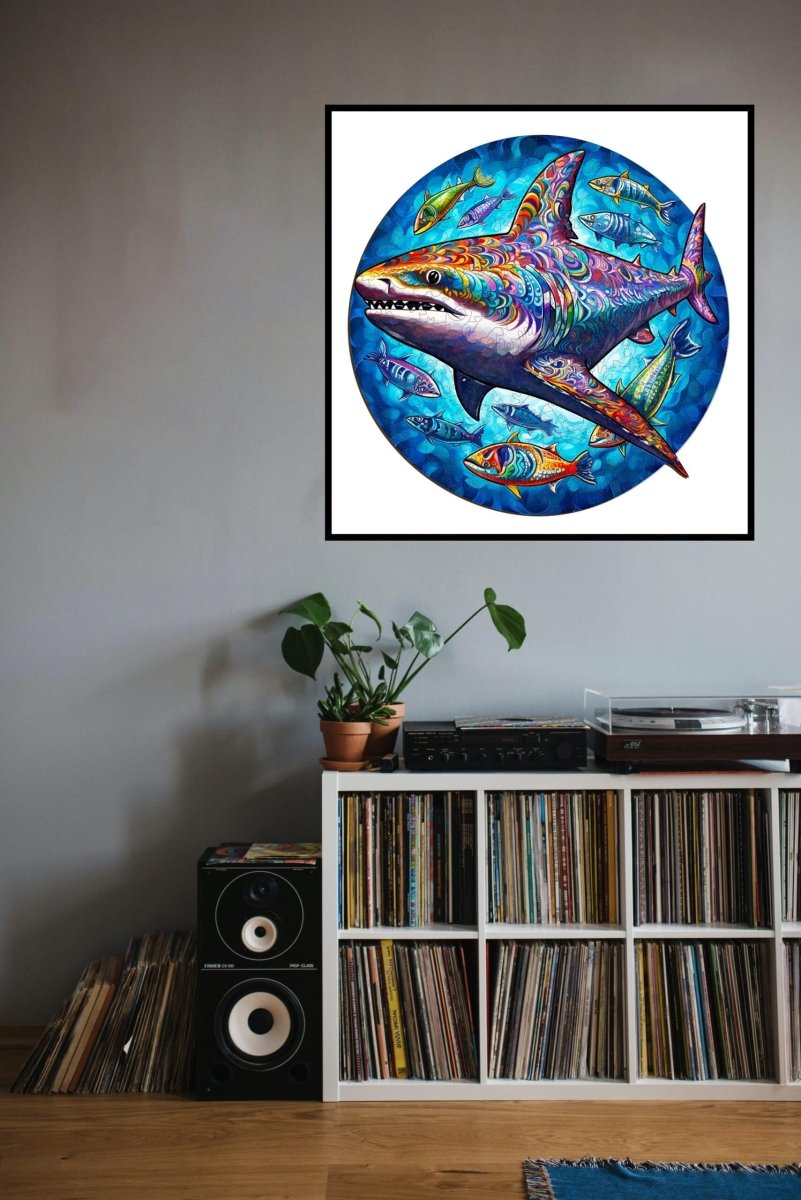 Undersea shark Wooden Jigsaw Puzzle - KAAYEE Puzzle