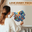 Underwater world - octopus Wooden Jigsaw Puzzle - KAAYEE Puzzle