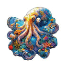 Underwater world - octopus Wooden Jigsaw Puzzle - KAAYEE Puzzle
