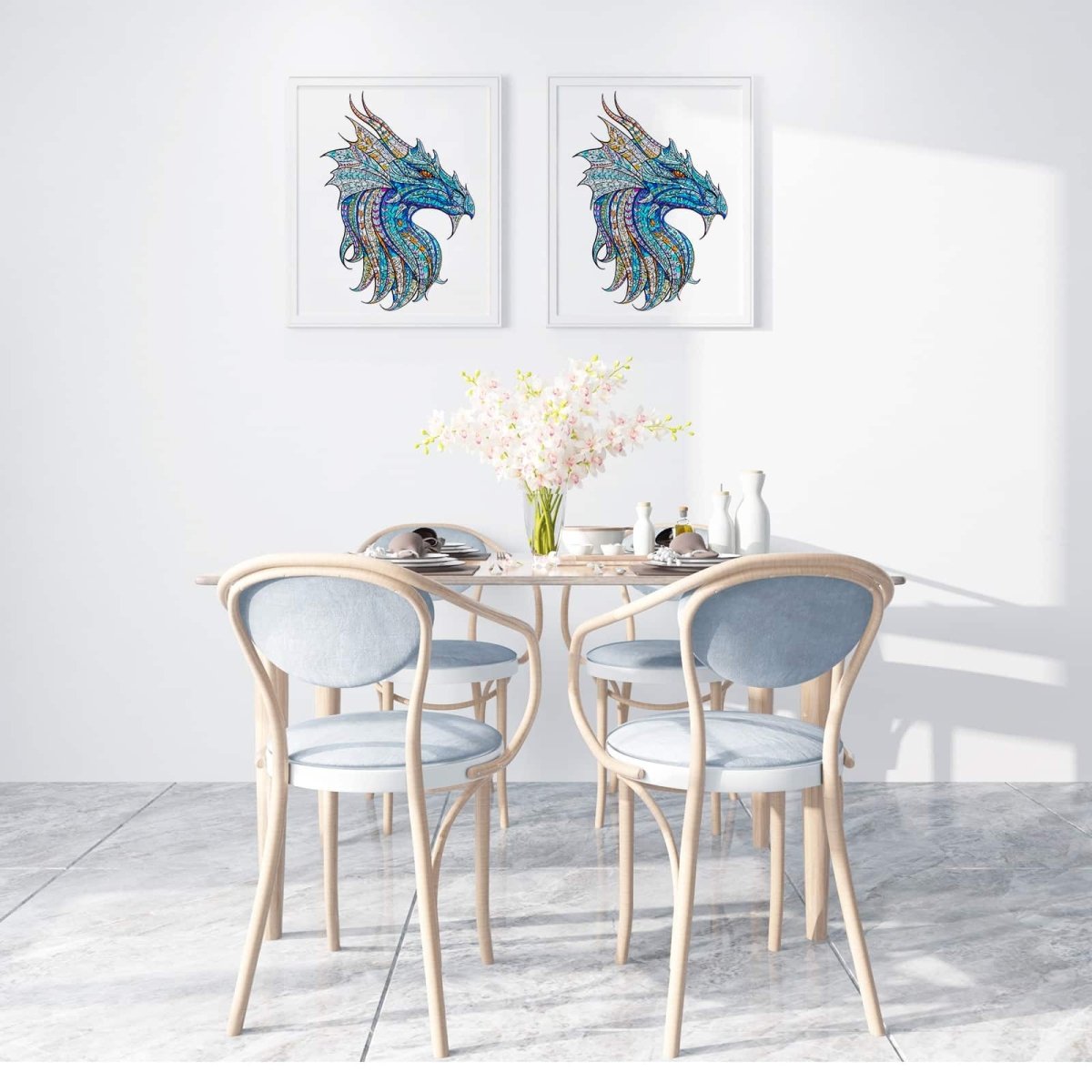WARRIOR GRAGON Wooden Jigsaw Puzzle - KAAYEE Puzzle