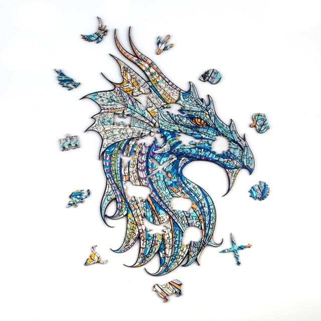 WARRIOR GRAGON Wooden Jigsaw Puzzle - KAAYEE Puzzle
