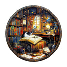 Whiskers Library - 1 Wooden Jigsaw Puzzle - KAAYEE Puzzle